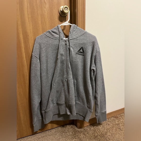 Grey Reebok zip up jacket - Picture 1 of 1